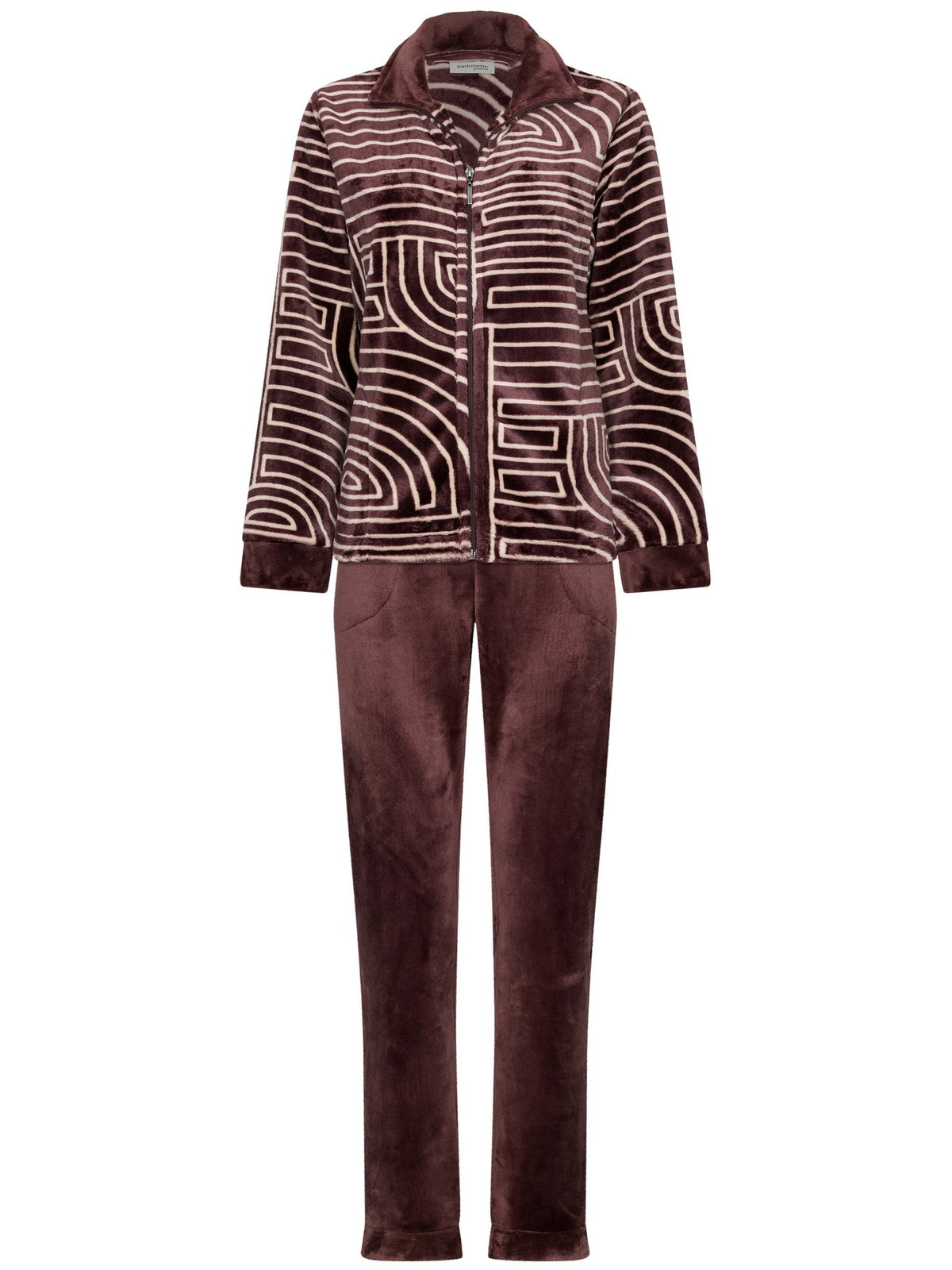 Pastunette Huispak Zipper Dark Purple