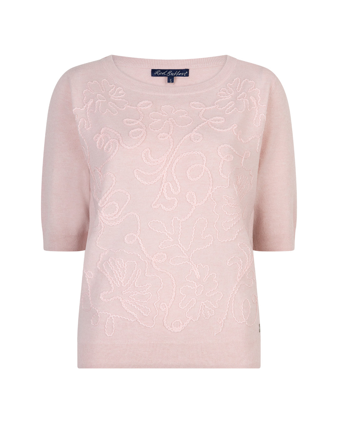 Red Button sweet ribbon top