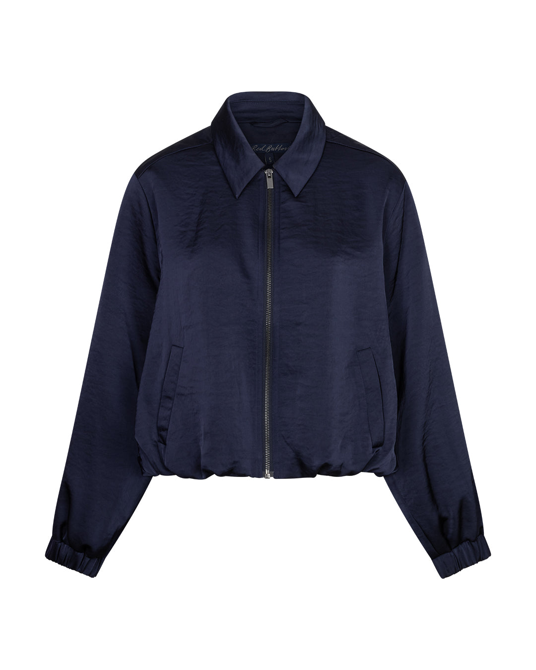 Red Button Avy Bomber Satin