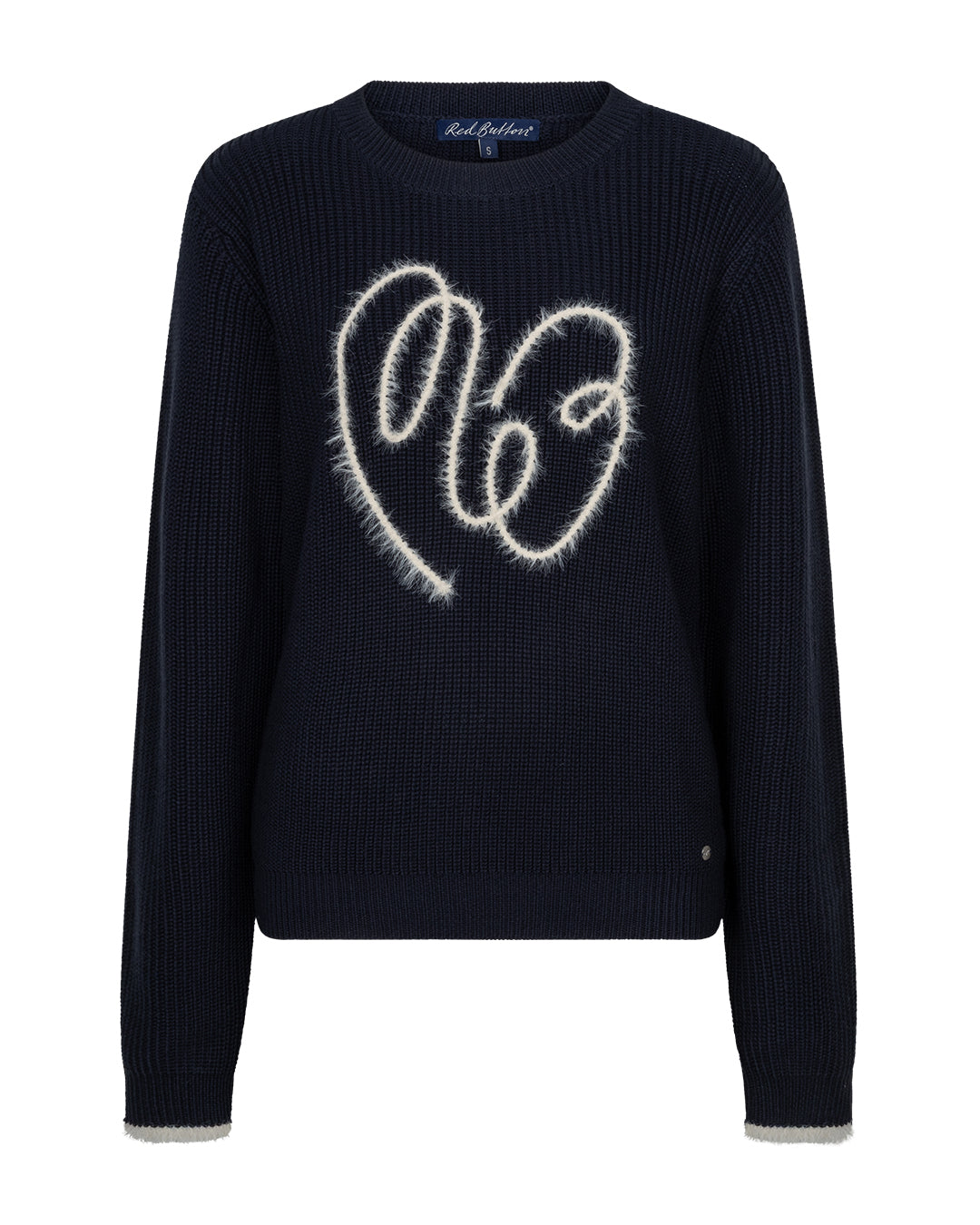 Red Button Sweater Ribbon