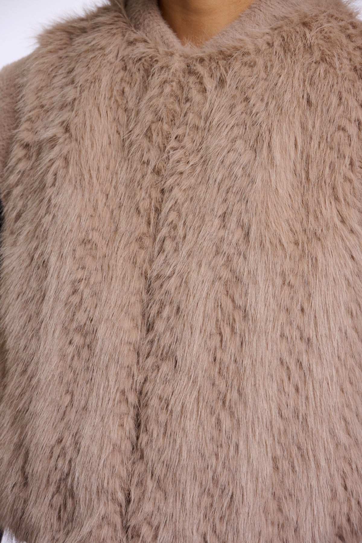 Rino & Pelle Fur Strickjacke