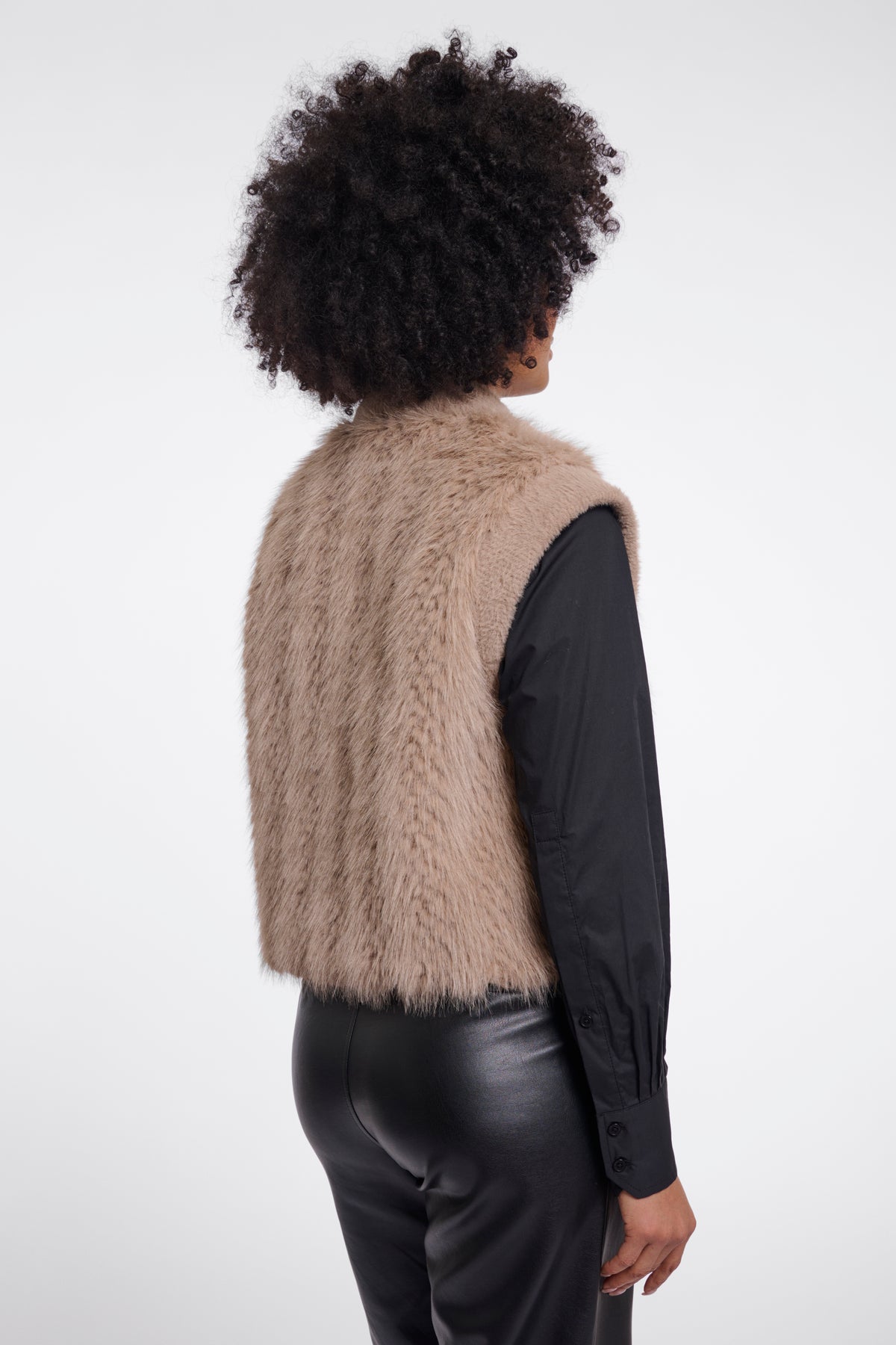 Rino & Pelle Fur Strickjacke