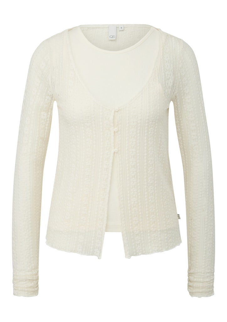 QS lace top tank