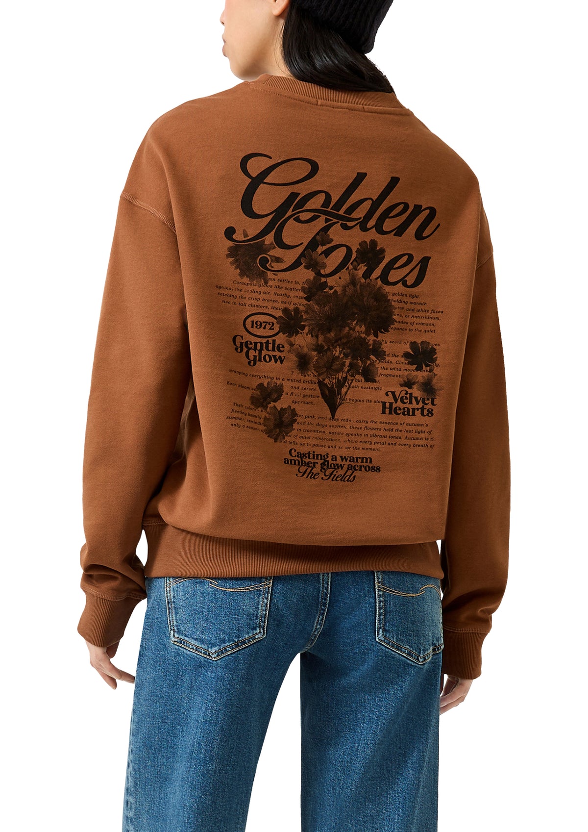 QS Women Sweater Golden Tones