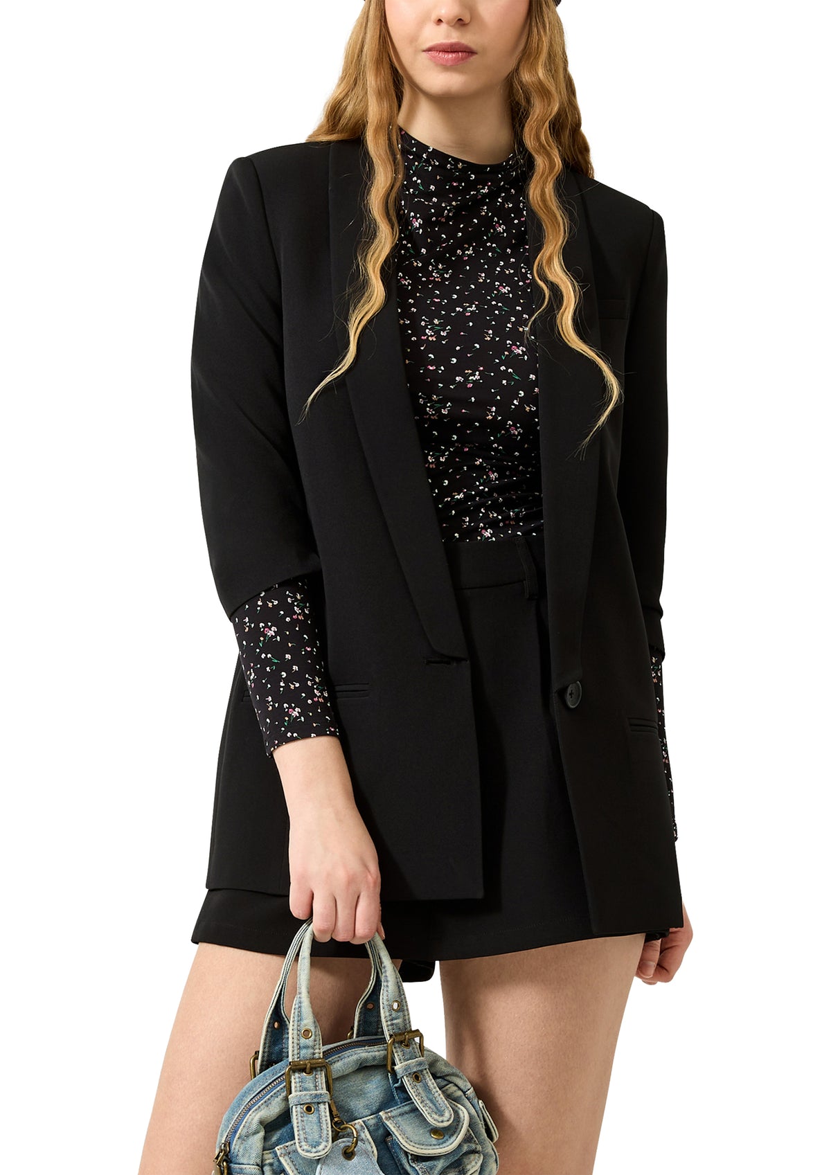 QS Women Blazer 3/4 sleeve