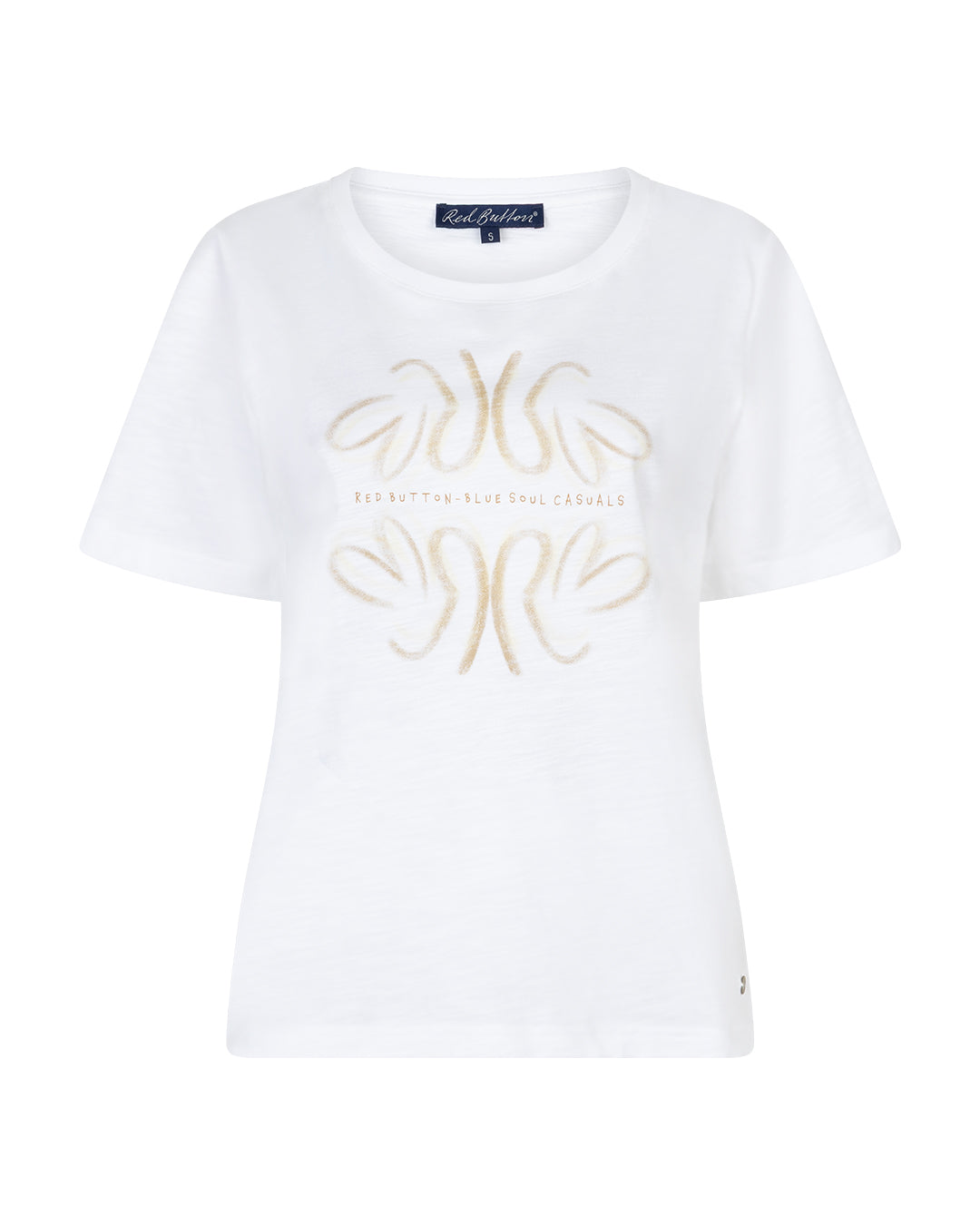 Red Button Temmy  Butterfly T-Shirt