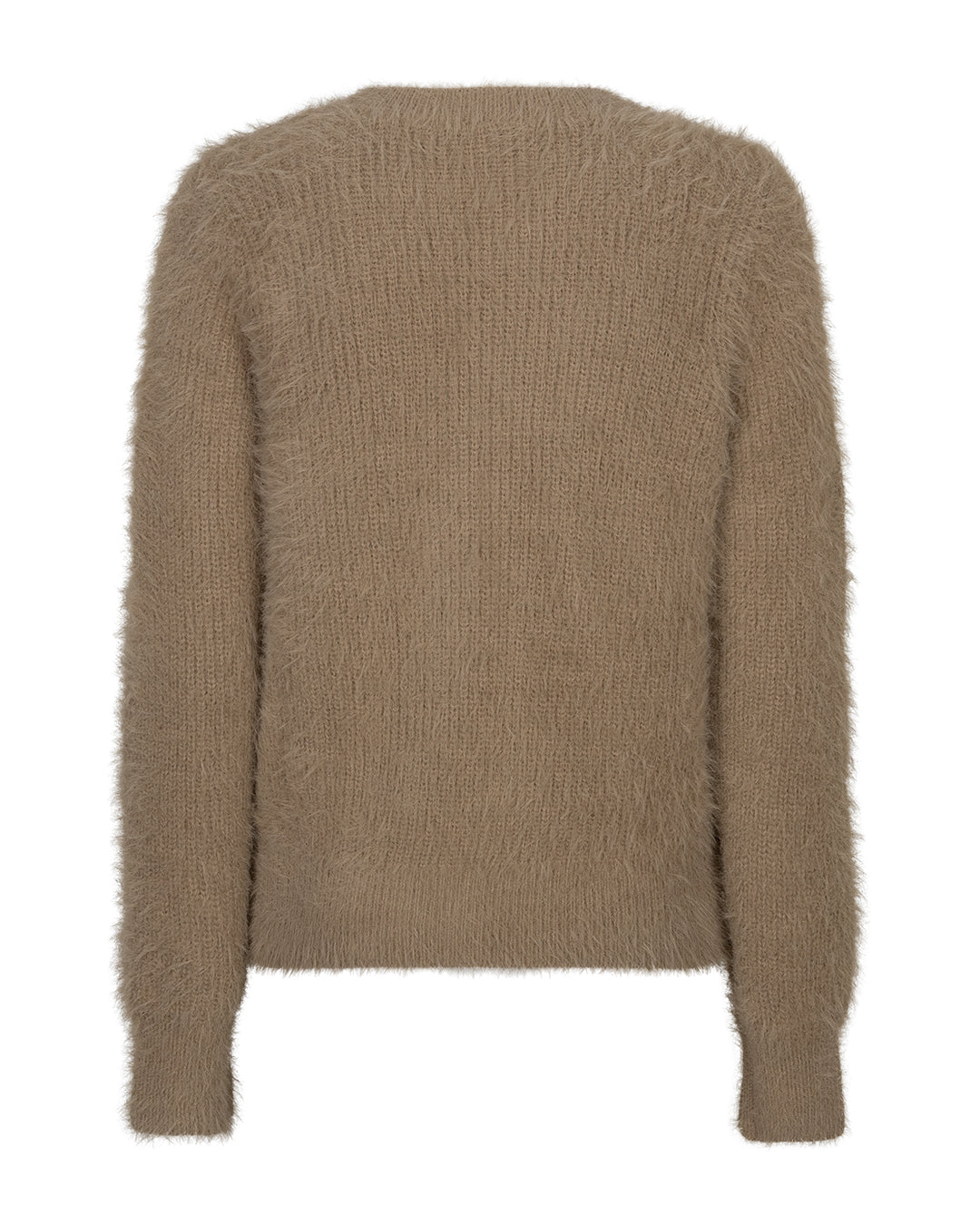 Red Button Cardigan Fuzzy