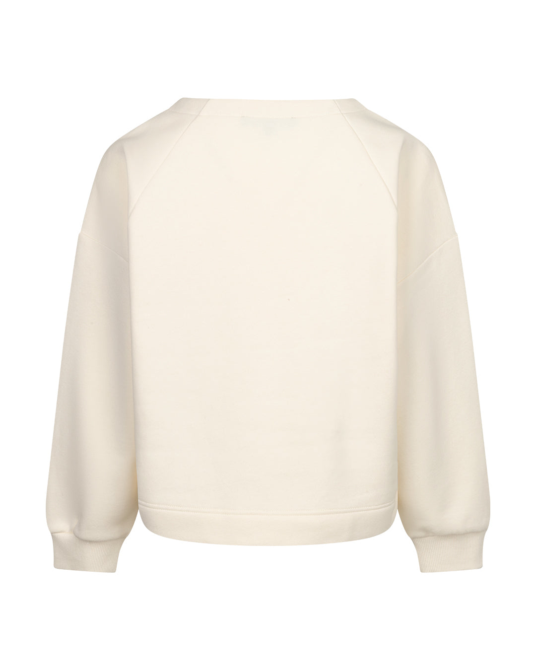 Red Button Terry Sweater