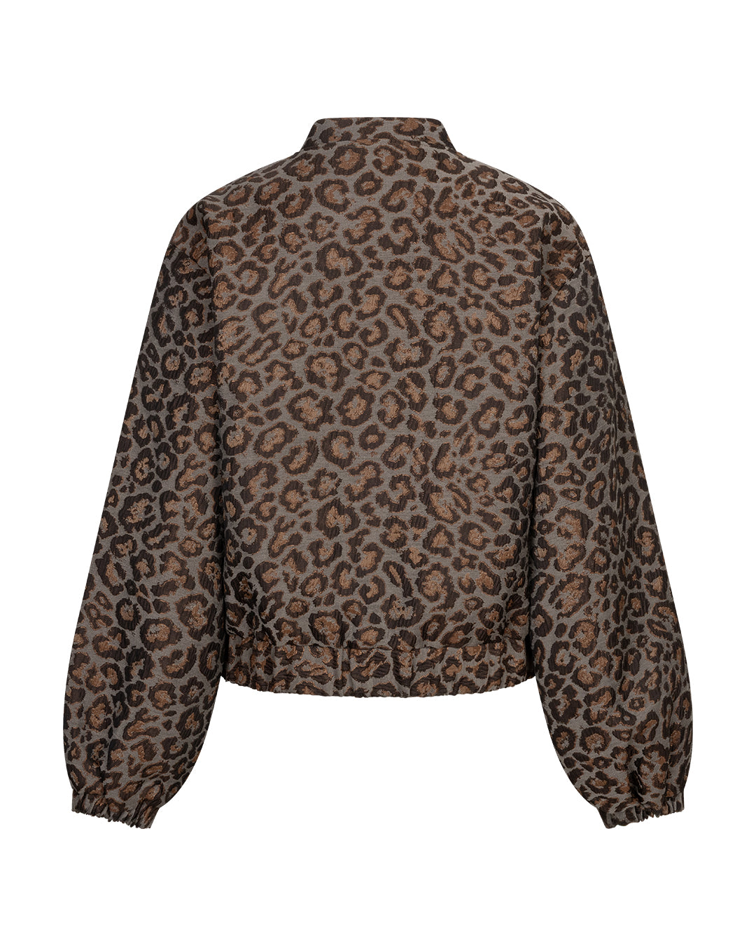 Red Button Bomber Jaquard Lurex