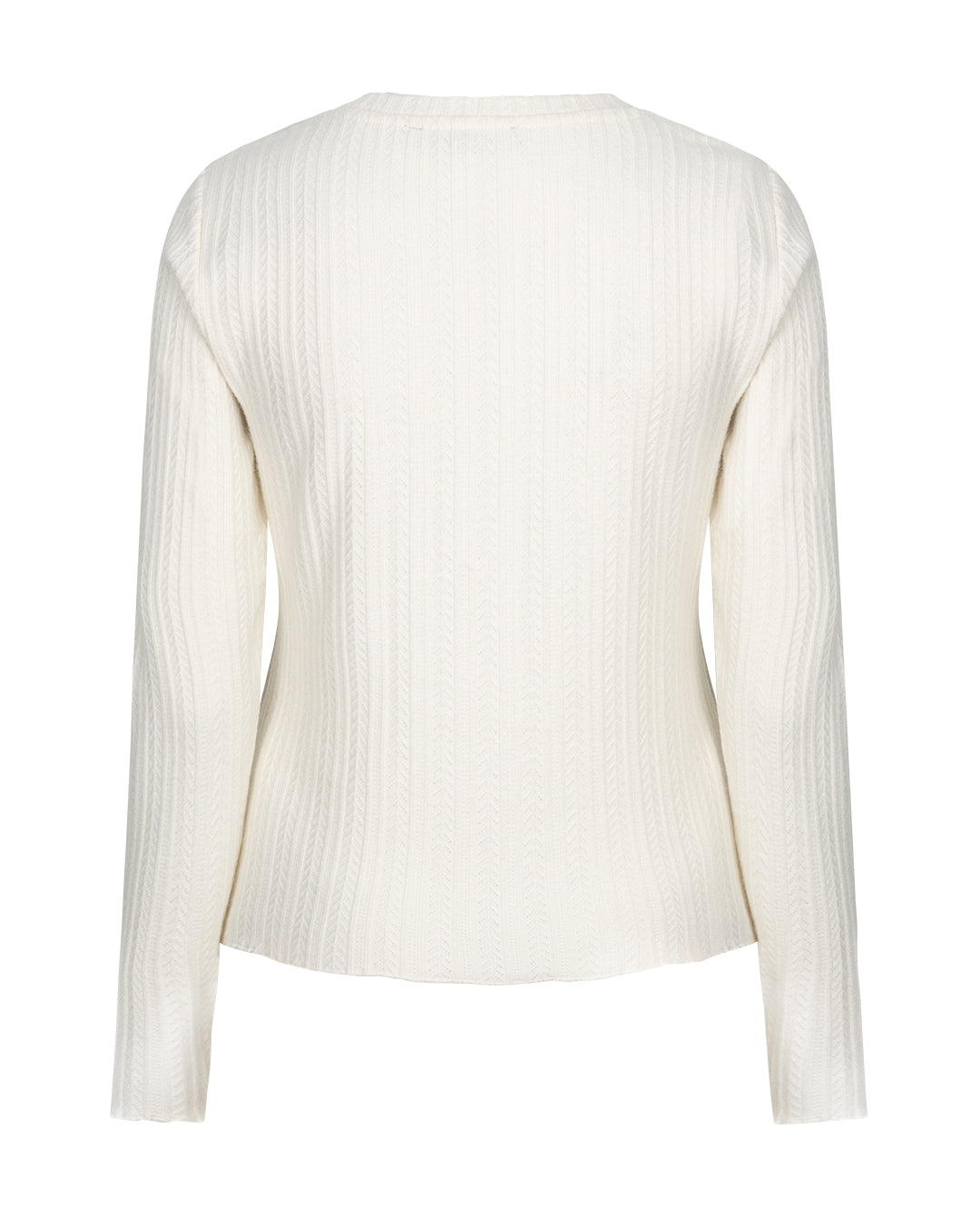 Red Button Top Fine Knit