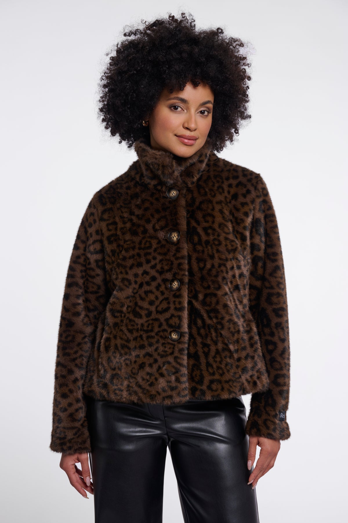Rino & Pelle Vie Coat Leopard