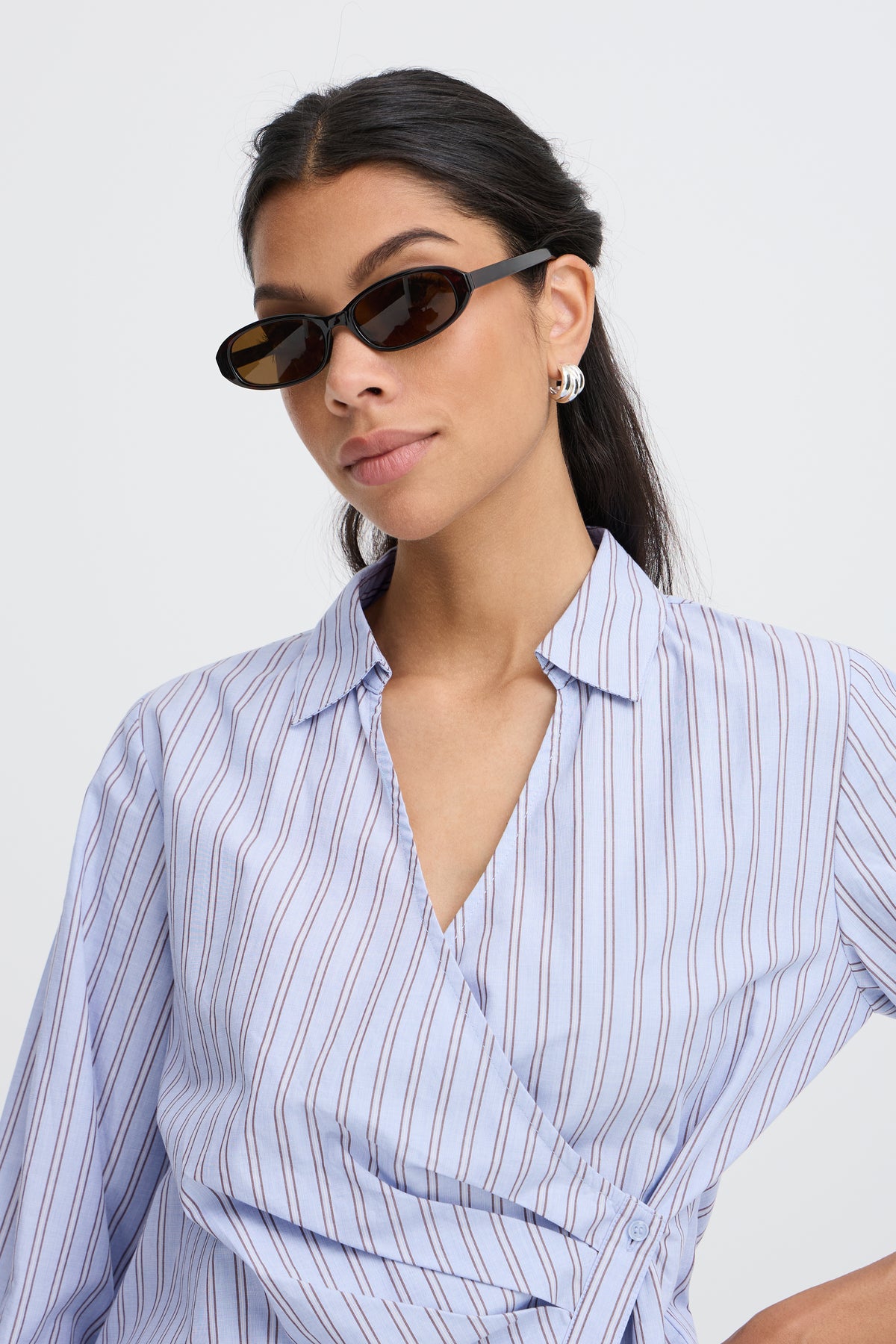 B. Young Byhene Wrap Blouse