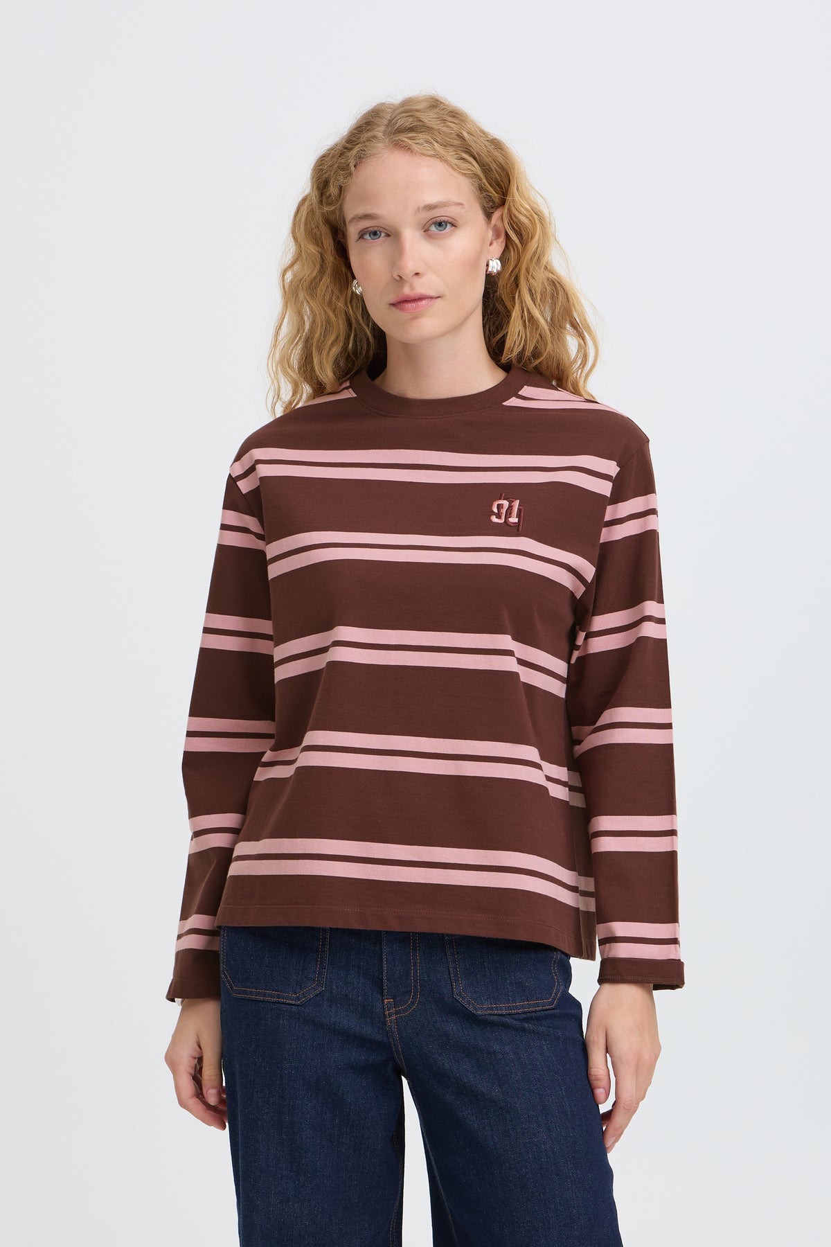 B. Young Byraja Stripe T-shirt